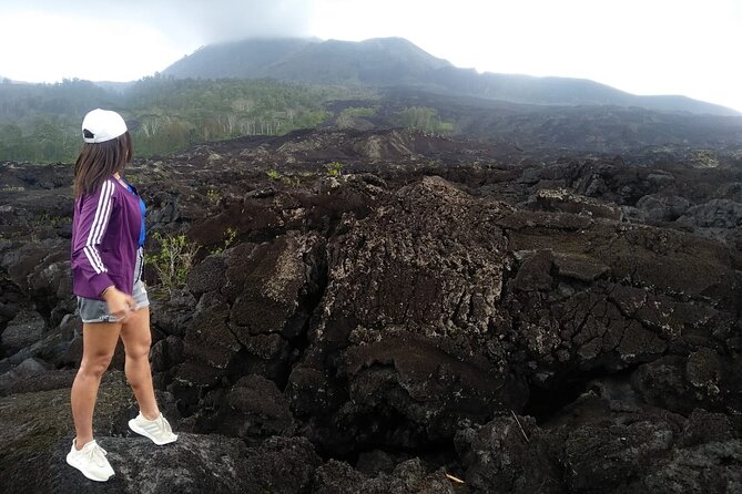 4x4 Volcano Explorer Private Tour - Stop 1 in Kintamani: lava air pockets, Back Sands, and the caldera sweep