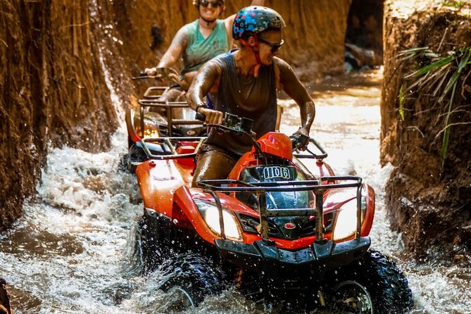 ATV Quad Bike Bali with Gorilla Cave & Lunch at Cretya Sunset - Gorilla Cave: photos, sculptures, and a break from the engine noise