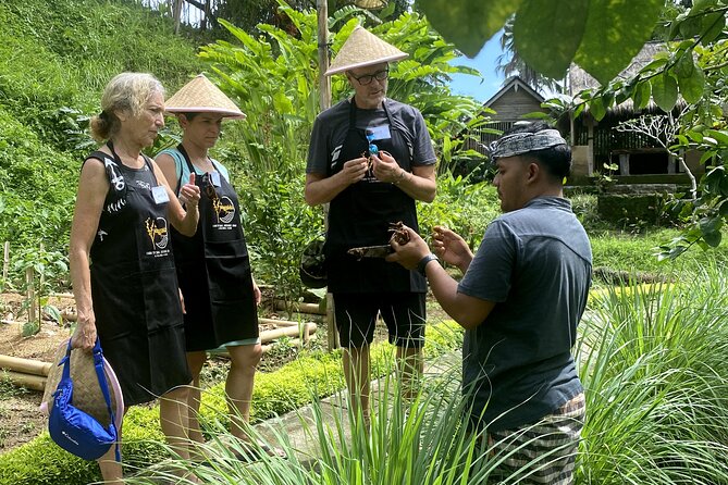 authentic Balinese organic cooking class in Ubud - Garden Walkthrough: Picking Staples and Spices You Can Name