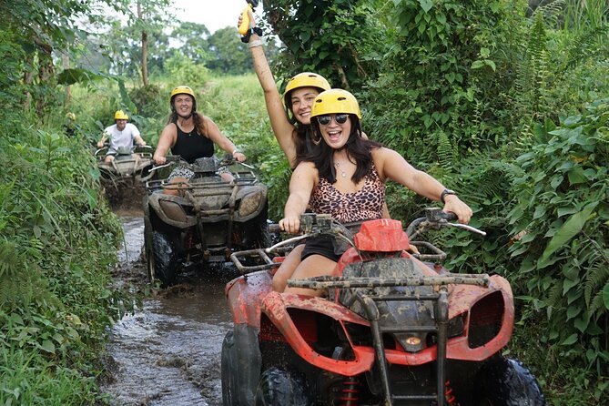 Bali ATV Combined with Mumbul Lake And Sangeh Monkey Forest - Quad Bike Through Bali Jungle With a Real Safety Setup