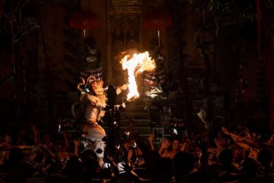 Bali Kecak Fire Dance Show at Tanah Lot, Tabanan with Transport - The story told the Balinese way: Ramayana through chant and motion