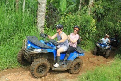 Bali Quad and Buggy Explorer Tour - The Ubud meeting point routine: lockers, welcome drink, then training