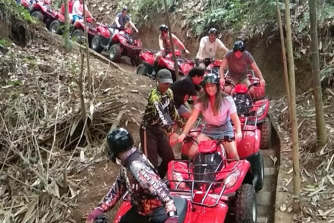 Bali Quad bike ATV passing through Waterfall, Cave & Rice fields - Waterfall, Cave, River, Jungle, Rice Fields: What You’ll See on the Trail