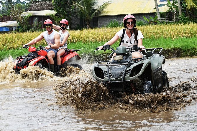 Bali Tunnel Quad Bike ATV by KUBER ADVENTURE in Ubud - Rice fields, farms, river sections, and the jungle track