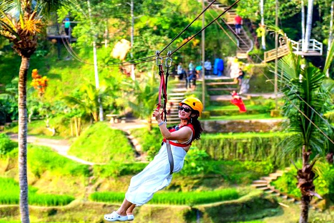 Bali Ubud Zipline Jungle Swing and Waterfall Tour - Satria Jungle Swing: The Tarzan-Style Moment People Talk About