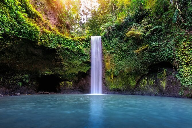 Bali Waterfalls Private Day Tour - Tibumana Waterfall: stairs, fresh water, and a calmer mood