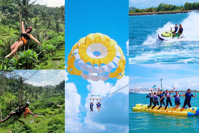 Bali: Zipline + Watersport Trio (Jetski, Parasailing, BananaBoat) - Quick hits: what makes this combo work
