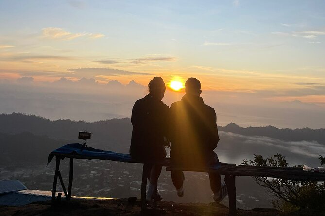 Batur Volcano Trekking And Hot Spring Private Guided Tour - Private tour logistics: hotel pickup, air-conditioned ride, and mobile ticket