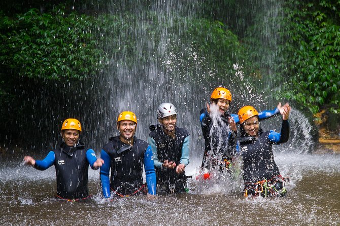 Beginner Canyoning trip in bali "Banyuwana canyon" - Rappelling and canyon action: the fun part that still feels controlled