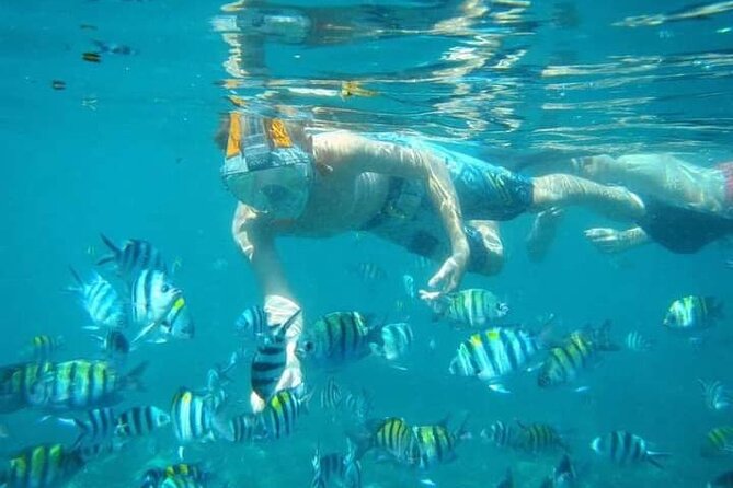 Blue Lagoon Snorkeling Kanto Lampo and Tegenungan Waterfall Tour - From your hotel to Padangbai: transfers and first-time snorkeling support