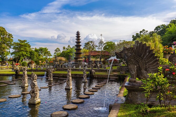 East Bali Lempuyang Temple Tirta Gangga and Waterfall Tour - Temesi Waterfall: a short walk down, swimming time, and a calm ending