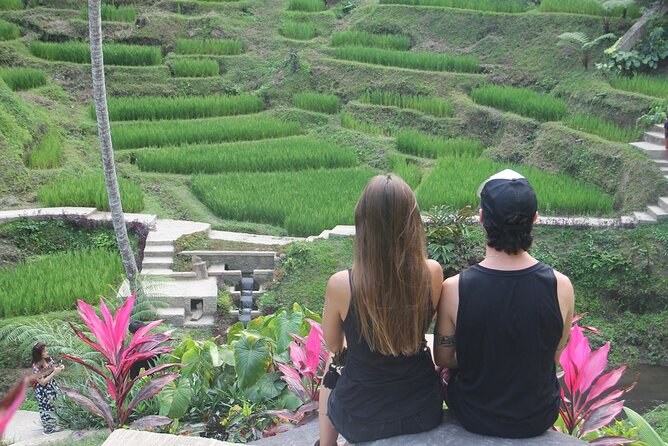 Full-Day Private Cultural Bali Tour + Balinese Driver - Tegenungan Waterfall: stairs, jungle views, and a climb back up