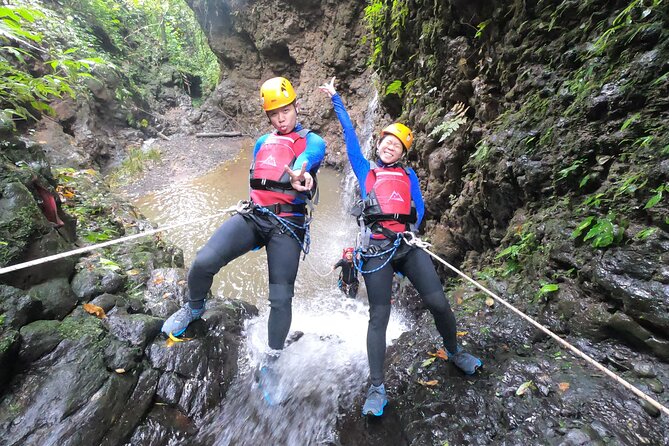 Fun Canyoning in Gitgit Canyon - Getting picked up in Ubud and riding toward clove-garden views