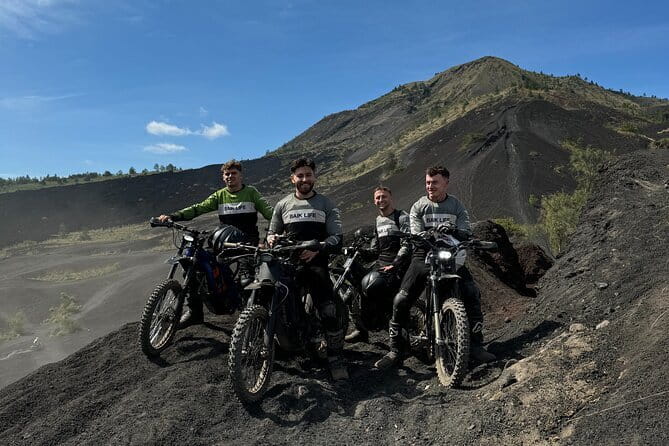 Half day forest & volcano tour with electric or petrol dirtbikes - Morning flow: from Lakeview Hotel to bamboo and jungle tracks