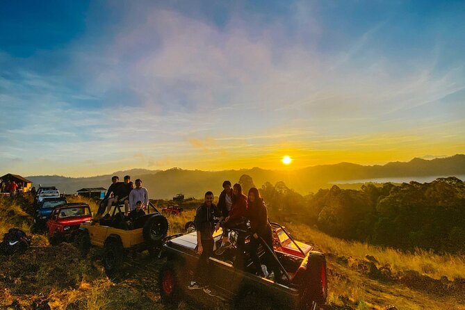 Kintamani Black Lava Sunrise Jeep Adventure with Temple in Bali - Riding Mount Batur’s Black Lava in a Sunrise Jeep