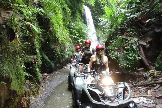 KUBER ATV UBUD - Tunnel Waterfall Rice field Jungle w Private Car - Waterfall, river, rice fields, and the wet fun attraction
