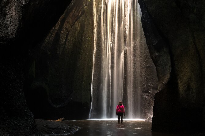 Lempuyang Temple Tirta Gangga Tukad Cepung waterfall and Swing - Tukad Cepung waterfall: hidden, enclosed, and swim time