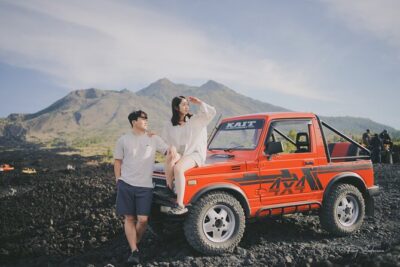 Mount Batur Jeep Sunrise Tour - All Inclusive - Stop 1 on Mt. Batur: sunrise views plus the black lava ride
