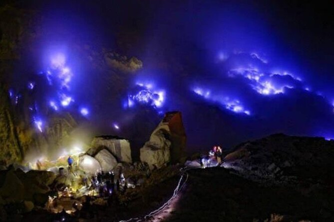 Mount Ijen Volcanic Crater Overnight Trip from Bali - The Ijen crater block: blue flames, sulfur lake views, and endurance