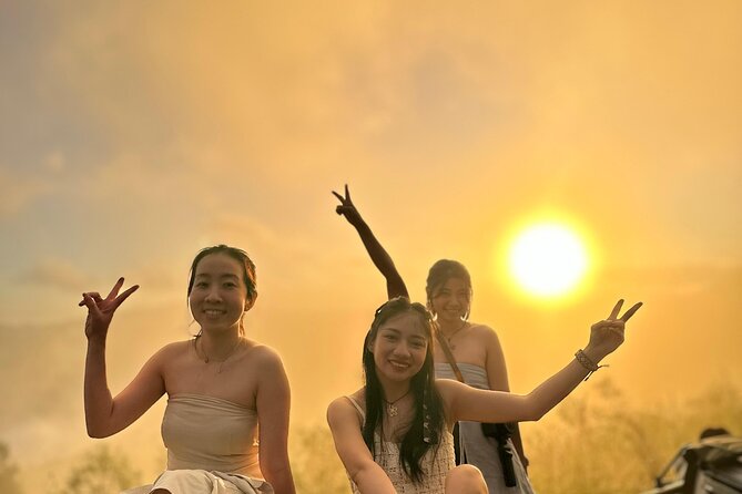 Sunrise / Sunset Jeep Tour Mt. Batur Kintamani & Hot Spring - Jeep ride comfort and safety on rugged terrain