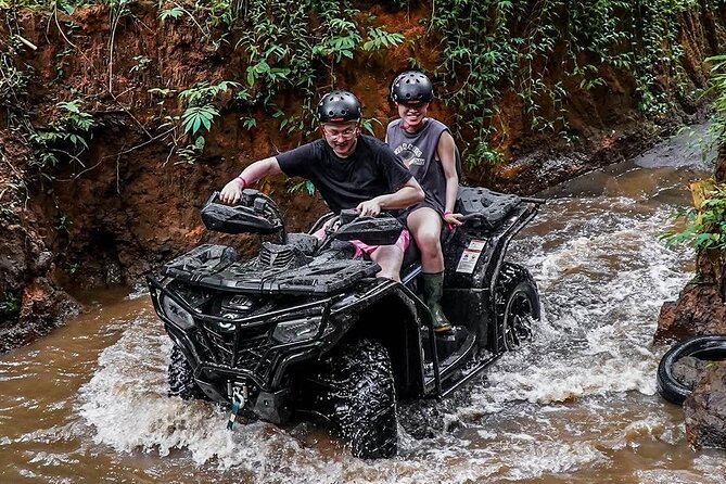 Ubud ATV Alasan Adventure Waterfall Gorilla Cave & Cretya Pool - Riding the ATV: power options, real trail conditions, and guide support