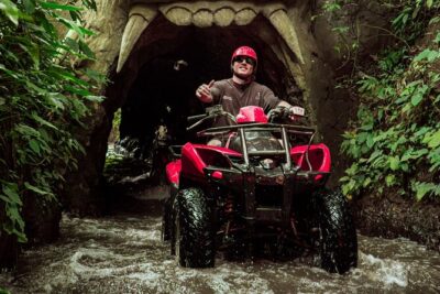 Ubud ATV Quad Bike with Infinity Pool Access All Inclusive - From Helmet Fitting to Fully Automatic Quads