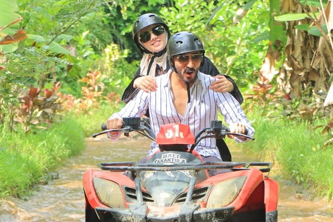 Ubud ATV Ride through Jungle and Waterfalls - The Waterfall Ride-Through and Tunnel Moment