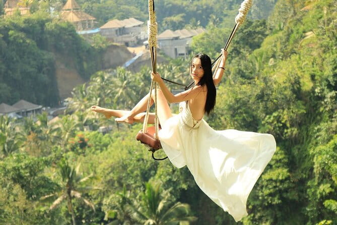 Ubud Highlight Private Charter with Jungle Swing - Tegenungan Waterfall and Tegalalang Rice Terrace: nature stops that need good timing