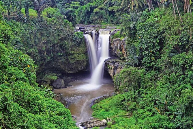 Ubud Highlights Rice Terraces, Temple, Waterfall & Monkeys forest - Tegenungan Waterfall: views first, water if it’s right