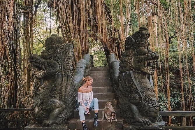 Ubud Jungle Swing - Monkey Forest - Water Temple - Waterfall - Price and logistics: what your $45 + tickets actually buys