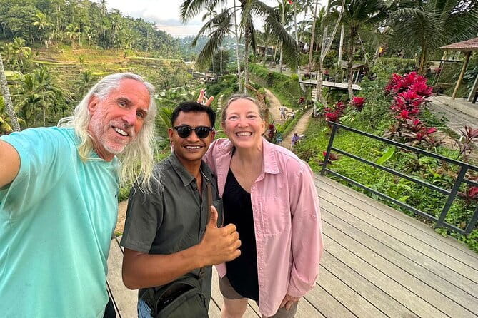 Ubud Monkey Forest Rice Terrace Temple Waterfall Private Tour - Sacred Monkey Forest: Macaques, the Dragon Bridge, and Staying Calm