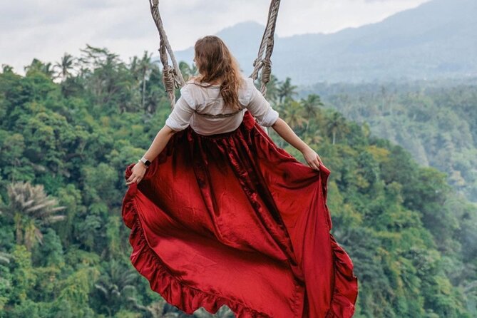 Ubud Monkey Forest, Scenic Rice Terrace with Swing and Waterfall - Tibumana Waterfall: quieter water-time with easier pacing