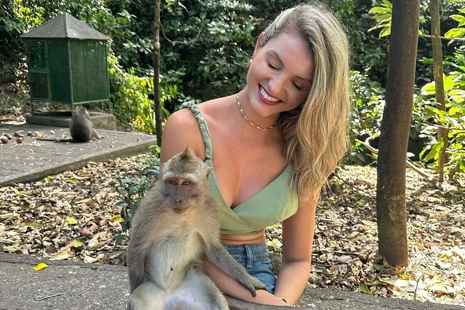 Ubud Monkey Forest, Scenic Rice Terrace with Swing and Waterfall - Kanto Lampo Waterfall: easy access and strong photo angles