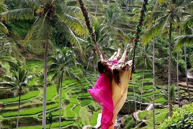 Ubud Tour Water Temple with Jungle Swing - Tegenungan Waterfall: the payoff that cools you down