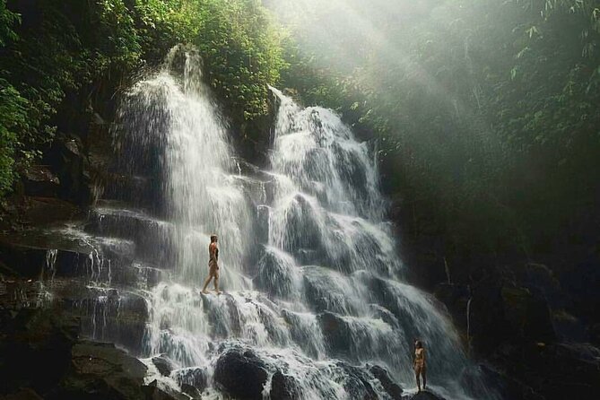 Ubud Waterfalls, Temple and Rice Terrace - Private Tour - Stop 1: Kanto Lampo Waterfall and the swim-under-water moment